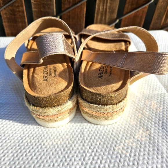 Arizona Jean Co. Memory Foam Sandals Girls Size 3M - Picture 12 of 16